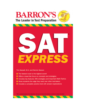 Barrons SAT Express خرید کتاب SAT