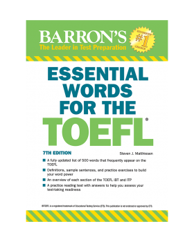 Essential Words for the TOEFL 7th+CD کتاب زبان