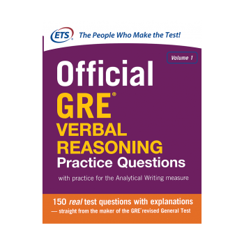Official GRE Verbal Practice Questions کتاب زبان