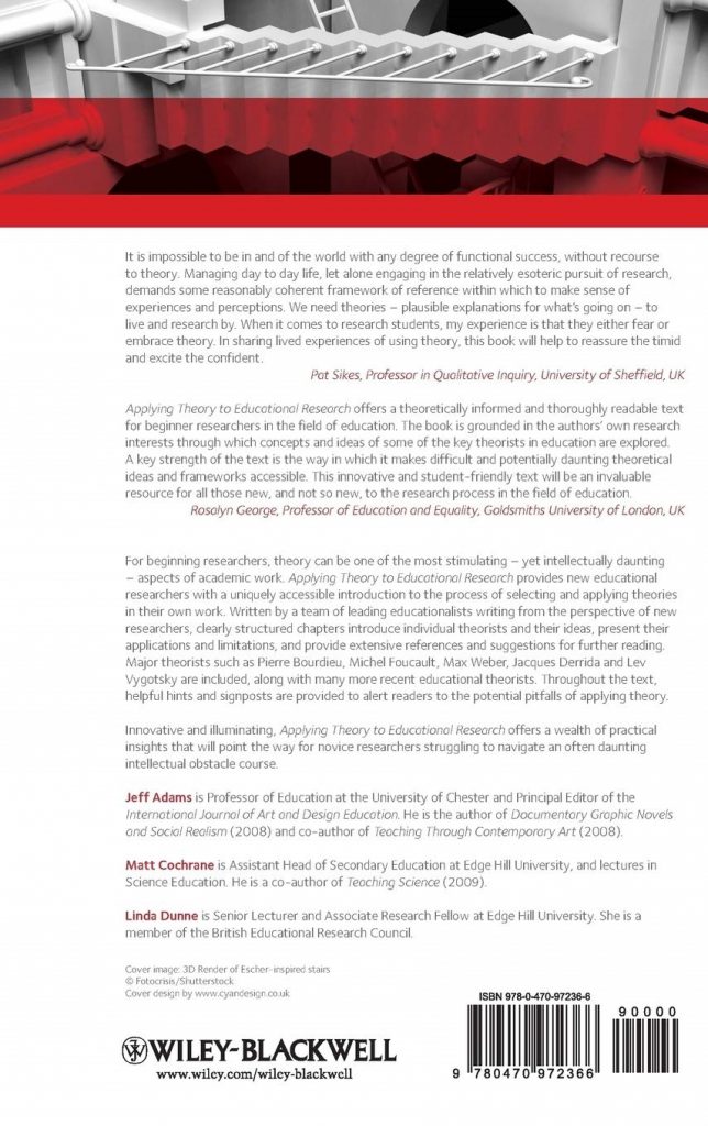 Applying Theory to Educational Research