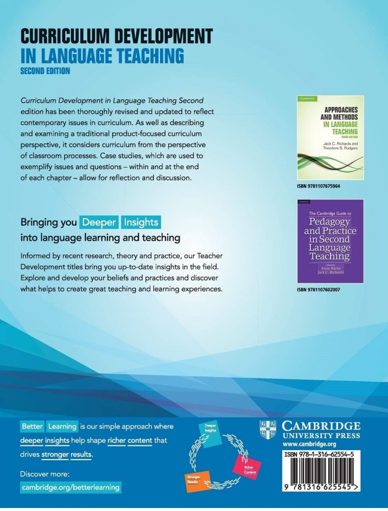 Curriculum Development in Language Teaching