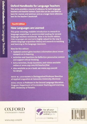 How Languages are Learned fourth edition