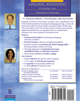 Language Assessment Principles and Classroom Practice 2nd Edition