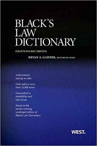 Blacks Law Dictionary