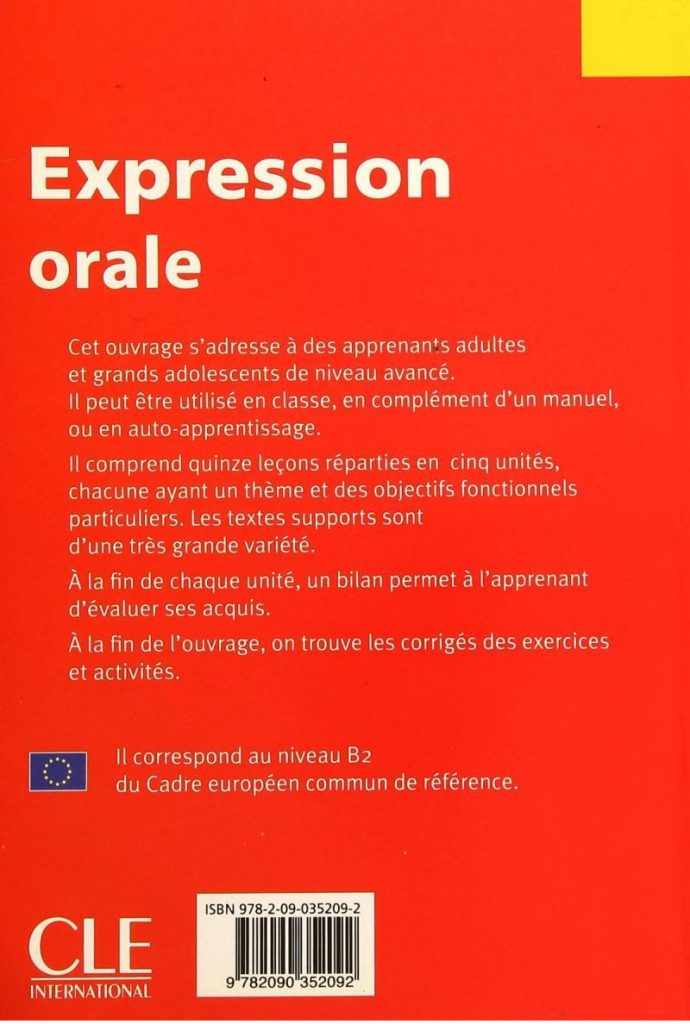 Competences B2 Expression Orale Niveau 3