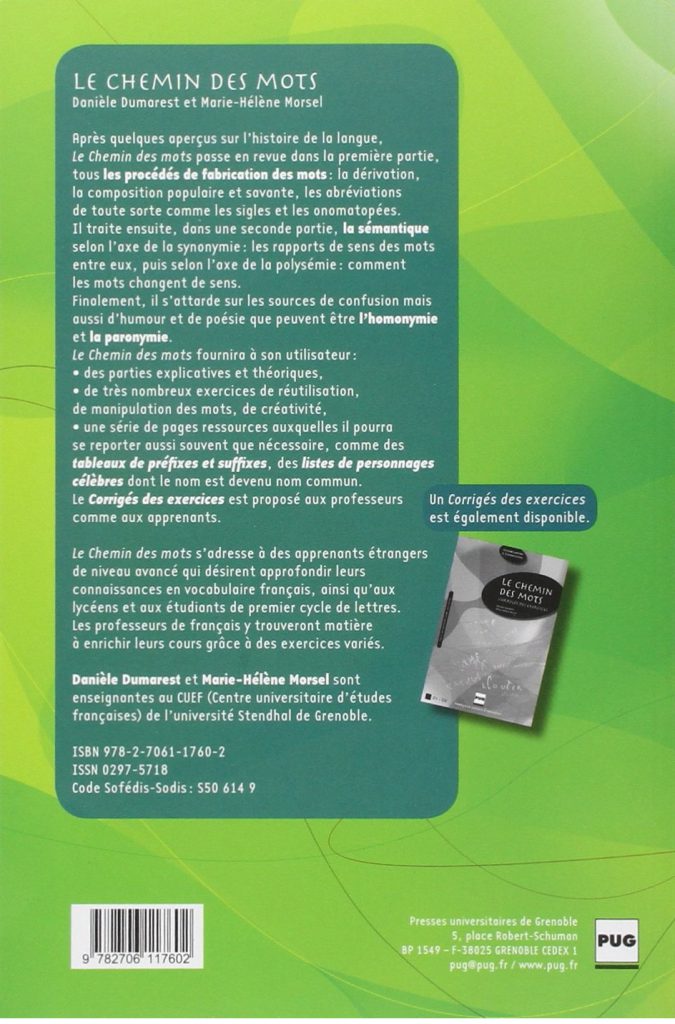 Le chemin des mots