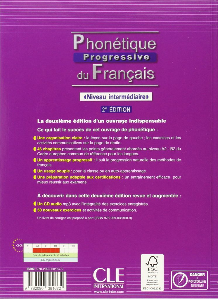 Phonétique progressive du français