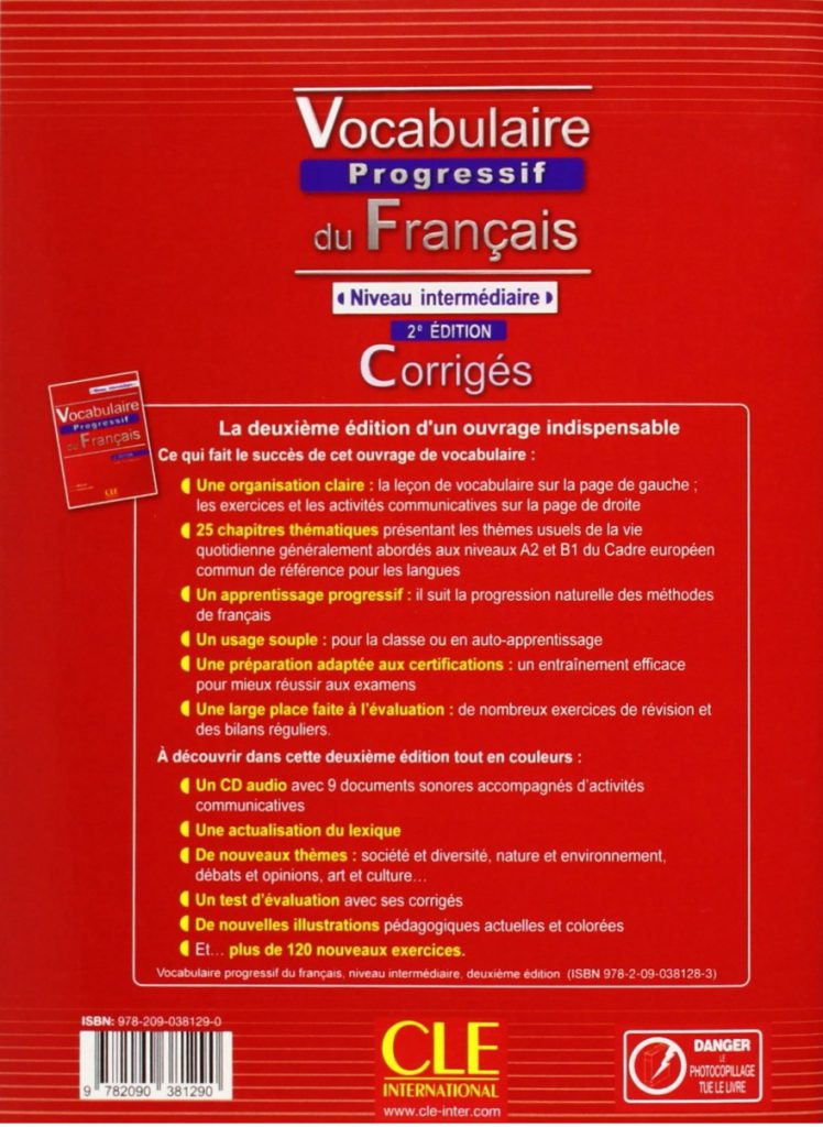 Vocabulaire progressif francais intermediaire