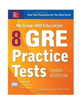 McGraw Hill Education 8 GRE Practice Tests Third Edition  کتاب زبان