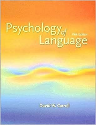 Psychology of Language