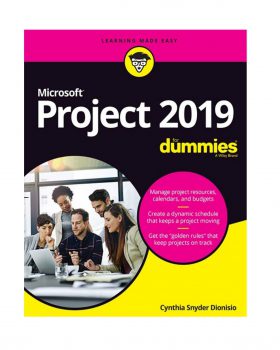 Microsoft Project 2019 For Dummies خرید کتاب زبان