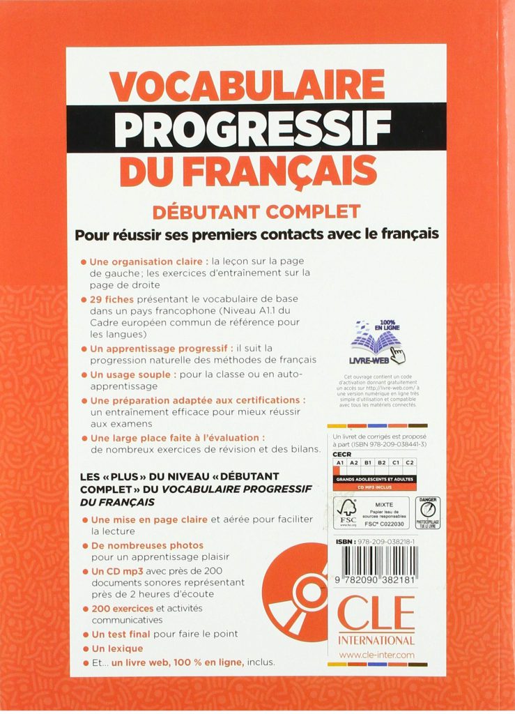 Vocabulaire progressif du français
