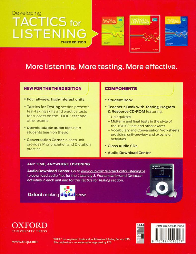 tactics for listening Developing