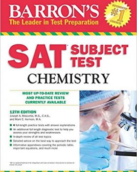 Barron's SAT Subject Test Chemistry 12th Edition