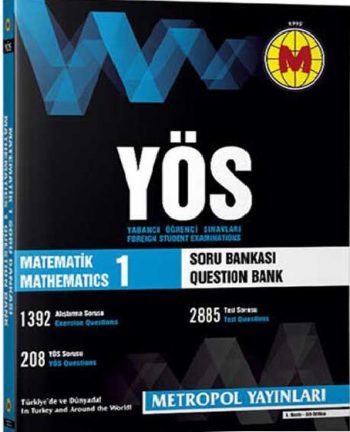 Metropol Yayınları YÖS Matematik-1 Konu Özetli Soru Bankası