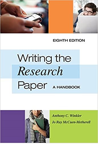 Writing the Research Paper: A Handbook, Spiral bound Version