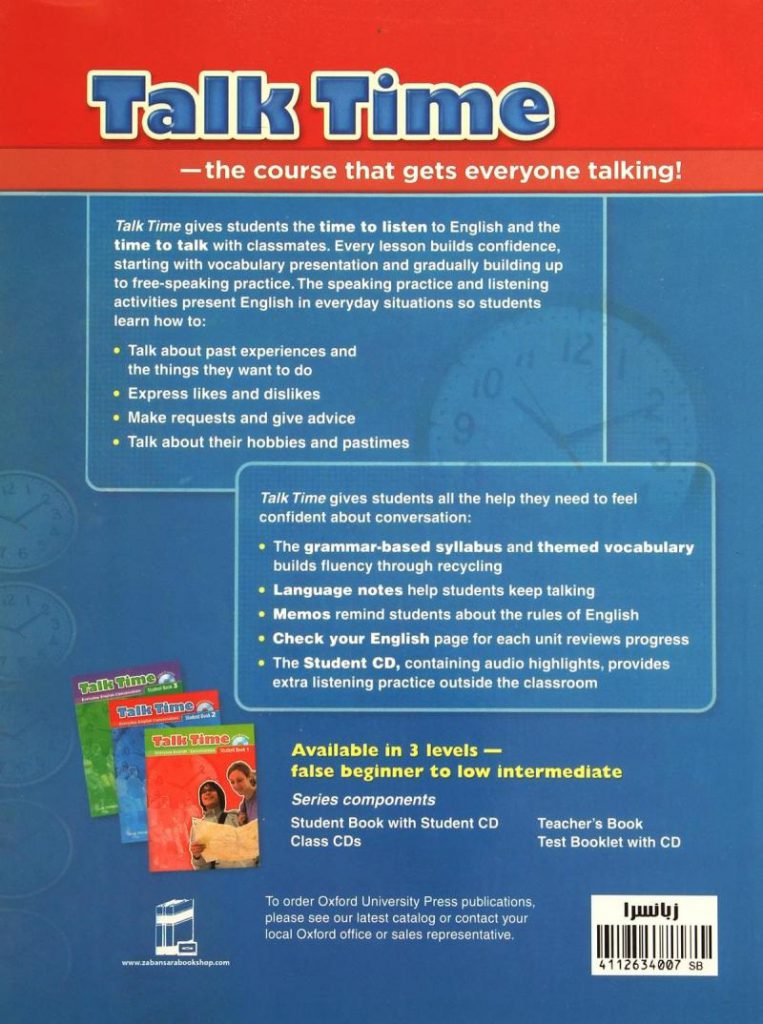 Talk Time 2 Student Book