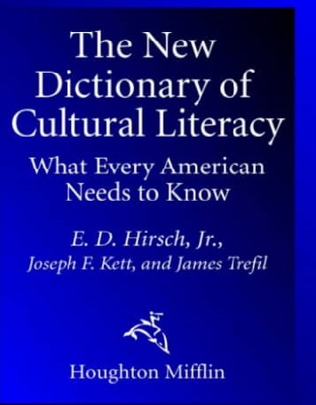 The New Dictionary of Cultural Literacy