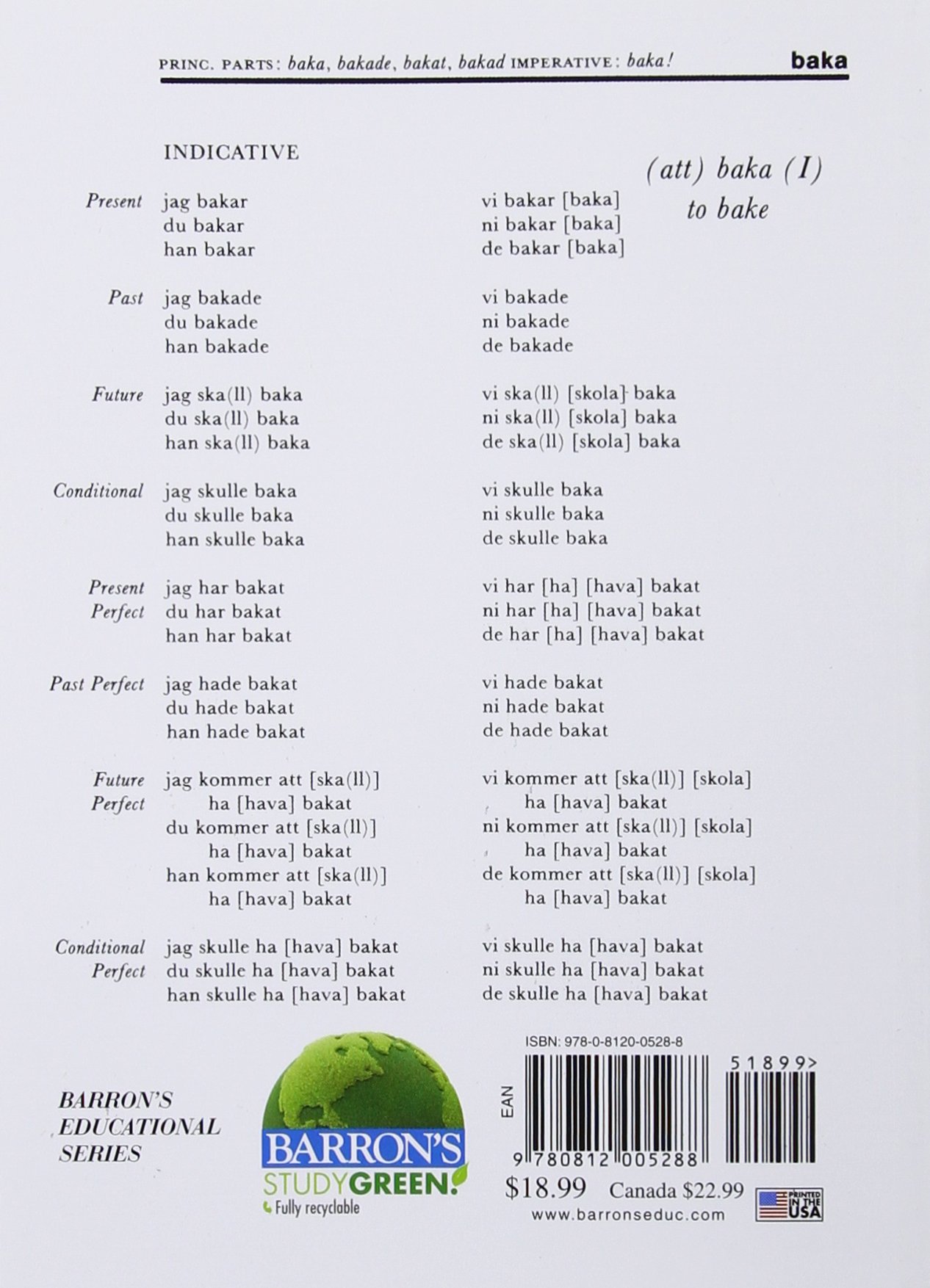 201 Swedish Verbs