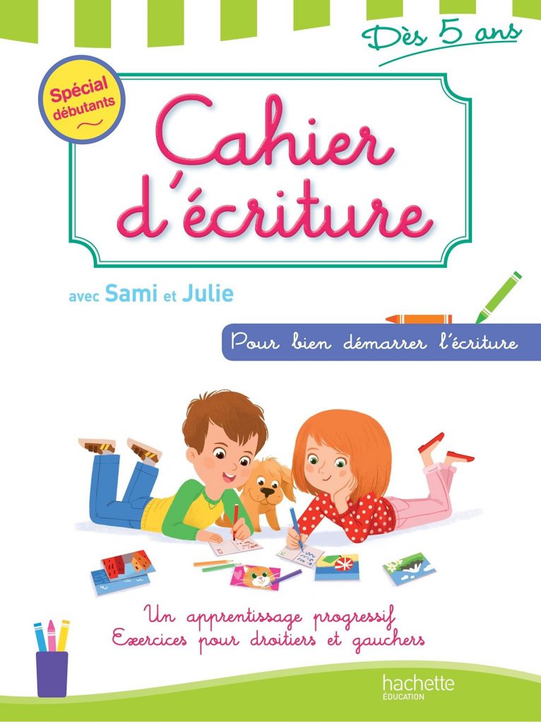 Cahier decriture 6-8 ans avec Sami et Julie