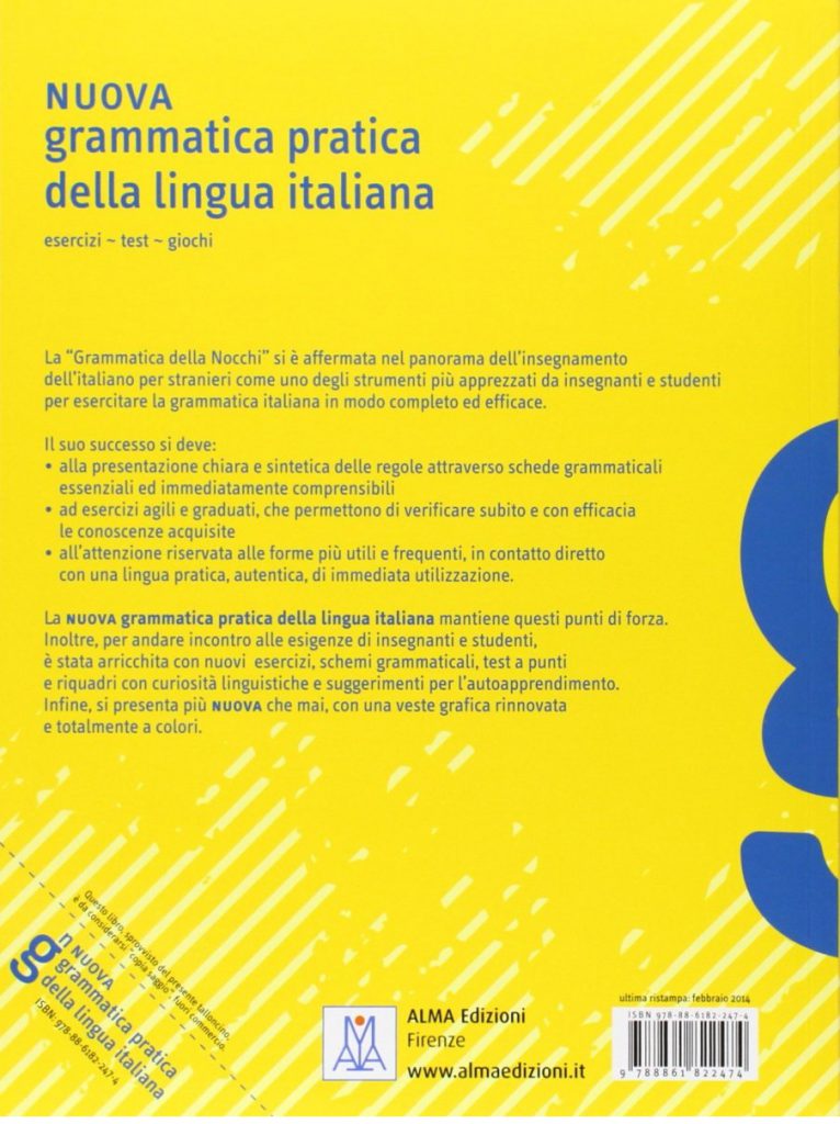 Grammatica Pratica Della Lingua Italiana