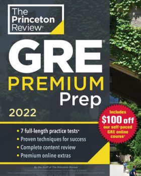 Princeton Review GRE Premium Prep 2022