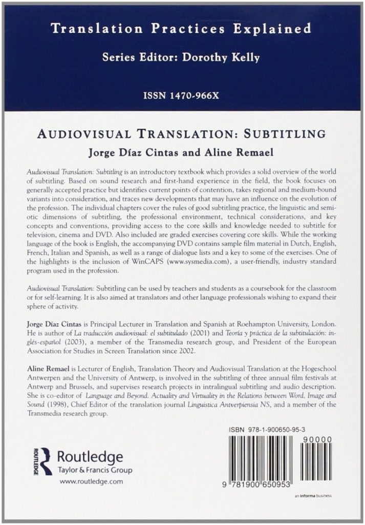 Audiovisual Translation Subtitling