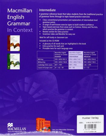 Macmillan English Grammar in Context Intermediate Student s Book کتاب