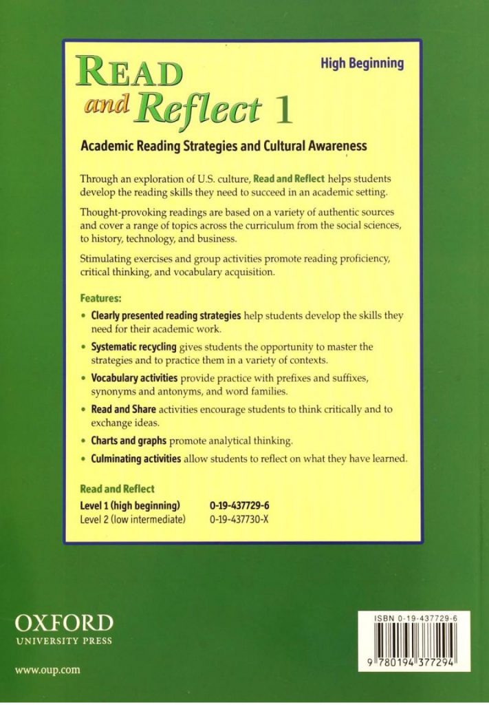 Read and Reflect 1