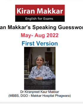 Kiran Makkar s Speaking Guesswork May Aug 2022