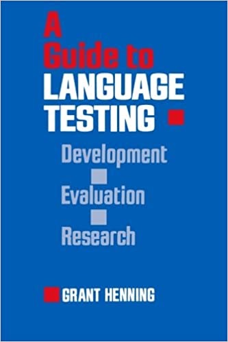 A Guide to Language Testing