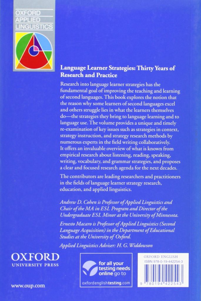 Language Learner Strategies