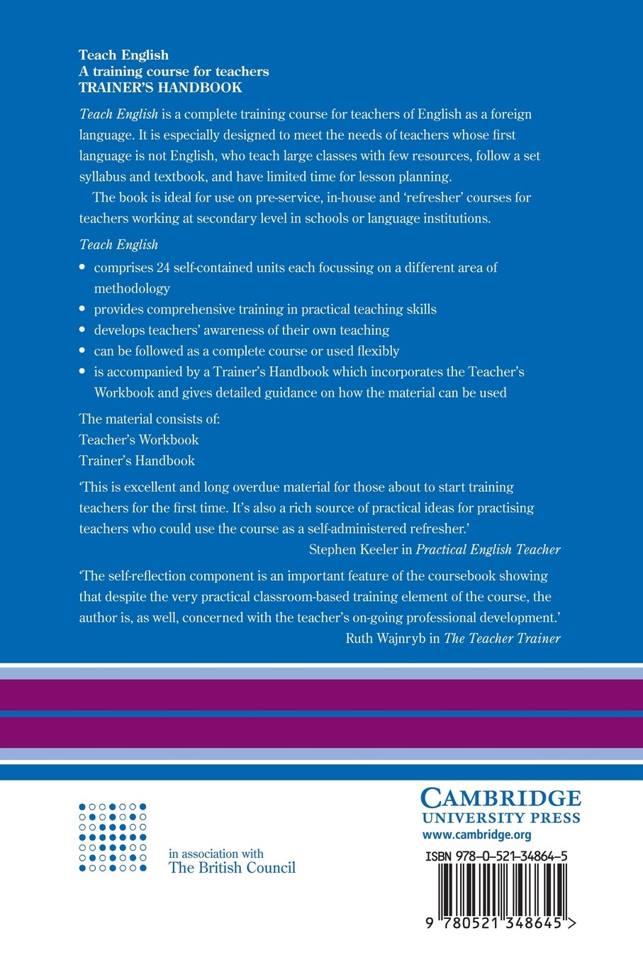 Teach English Trainers handbook