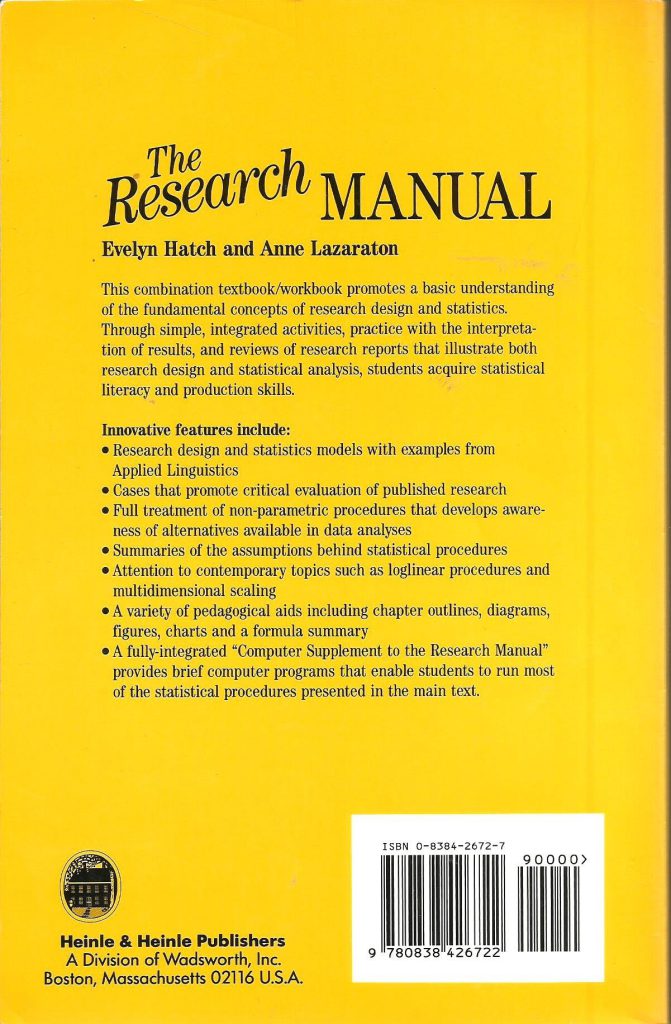 The Research Manual