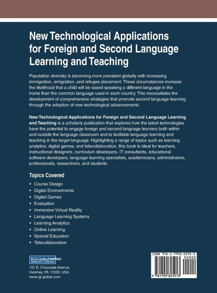 کتاب New Technological Applications for Foreign and Second Language