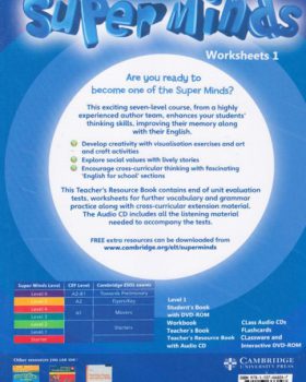 کتاب Super Minds Worksheets 1