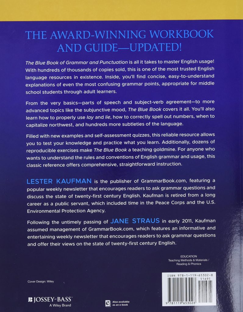 The Blue Book of Grammar and Punctuation
