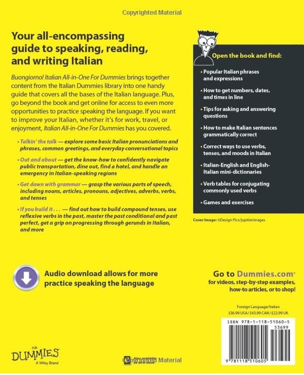 Italian All in One For Dummies