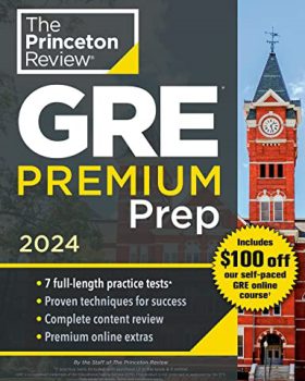 Princeton Review GRE Premium Prep 2024
