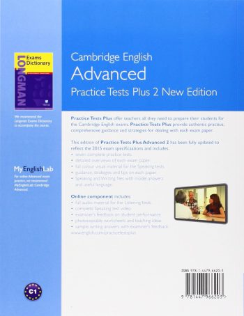 Cambridge English advanced Practice Test Plus 2