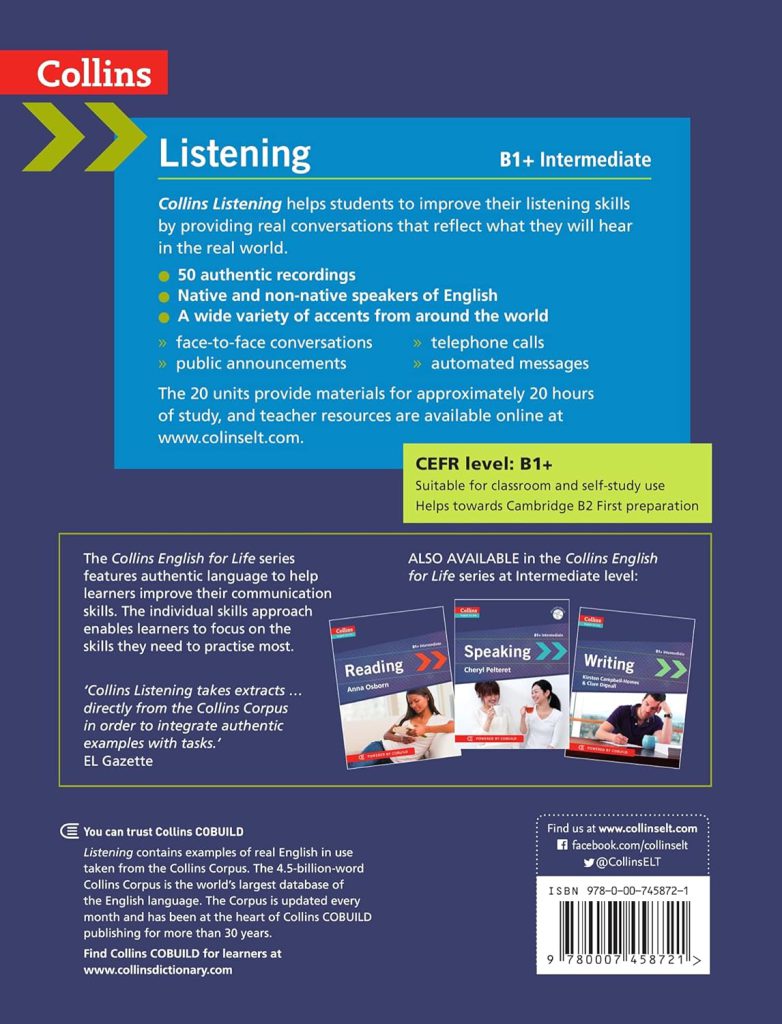 Collins English for Life Listening B1