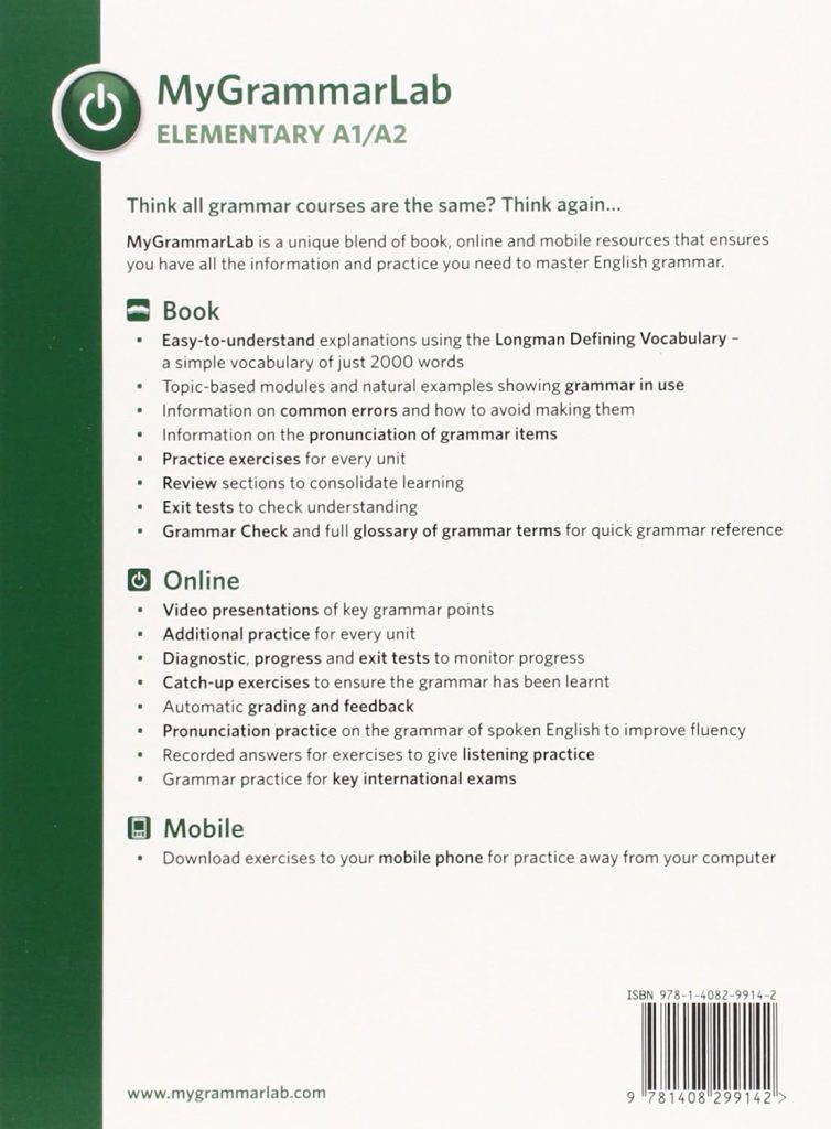 MyGrammarLab Elementary A1 A2