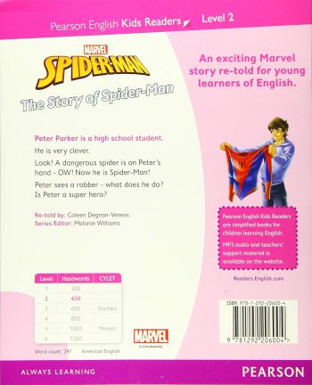 Pearson English Kids Readers Level 2 Spider Man