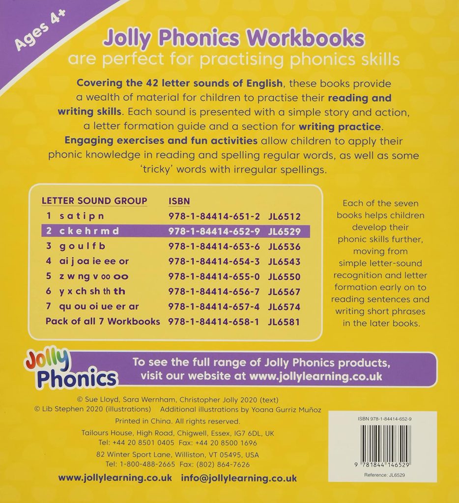 Jolly Phonics Workbook 2