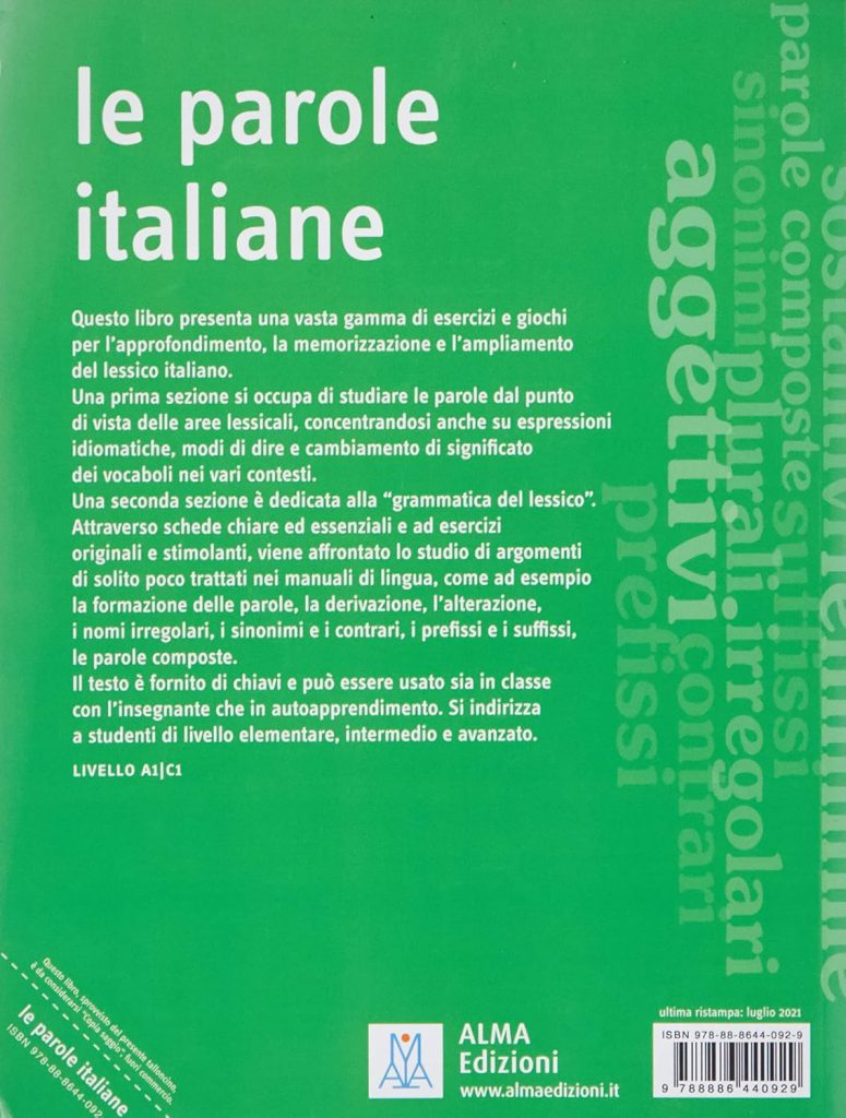 Le parole italiane A1 C1