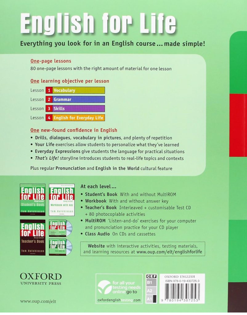 English for Life Beginner
