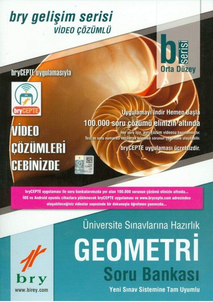 2019 B Serisi Geometri Soru Bankası Orta Duzey