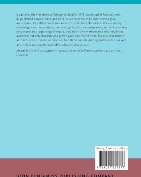 Handbook of Translation Studies 5