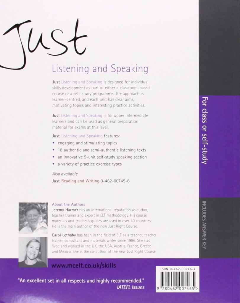 Just Listening & Speaking Upper Intermediate