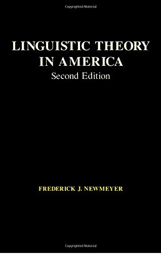 Linguistic Theory in America